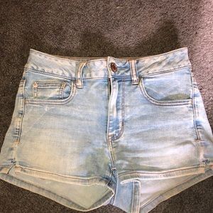 Denim shorts